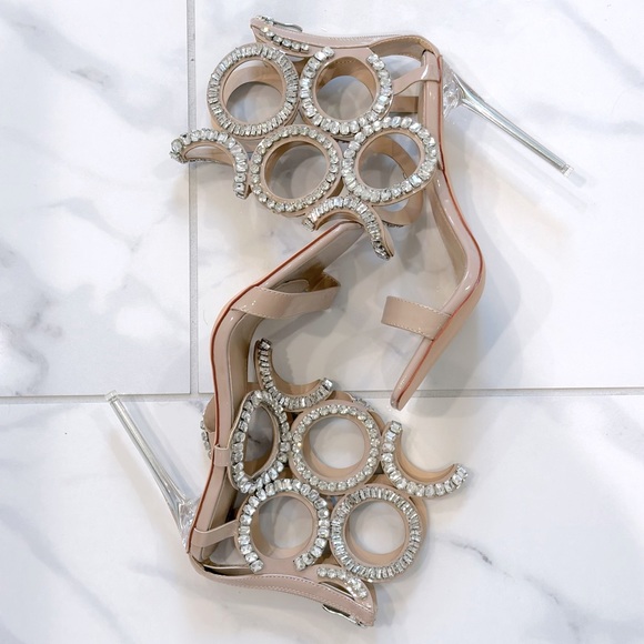 Beautiful Azalea Wang rhinestone stiletto heels - Picture 2 of 2
